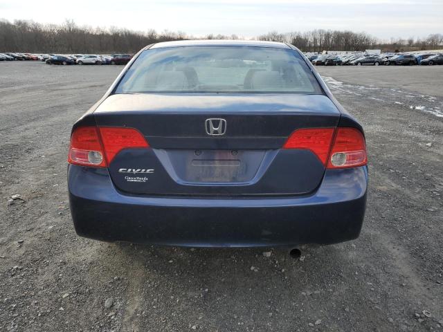 2HGFA16858H531326 - 2008 HONDA CIVIC EX BLUE photo 6