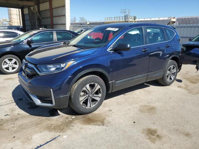 5J6RW2H26LL020628 - 2020 HONDA CR-V LX BLUE photo 1