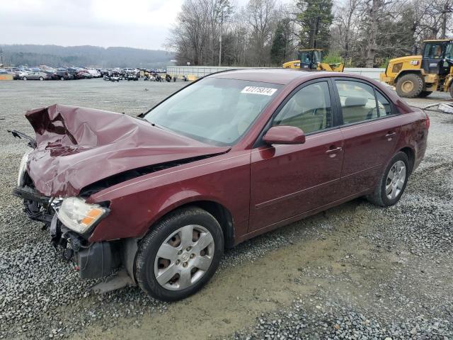 5NPET46CX9H463012 - 2009 HYUNDAI SONATA GLS BURGUNDY photo 1