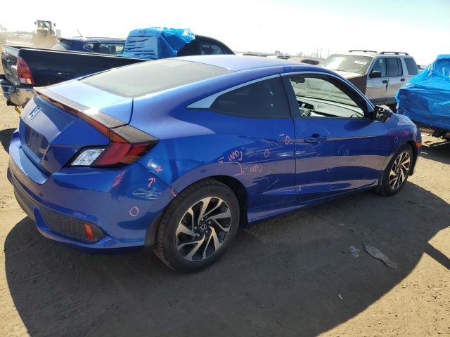 2HGFC4B00GH300523 - 2016 HONDA CIVIC LX BLUE photo 3