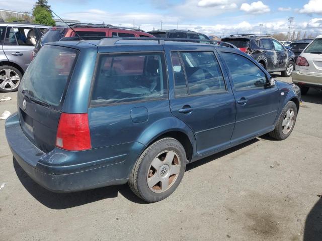 WVWRL61J74W111477 - 2004 VOLKSWAGEN JETTA GL TURQUOISE photo 3