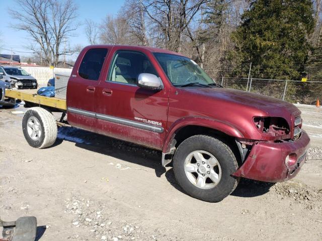 5TBBT44143S359646 - 2003 TOYOTA TUNDRA ACCESS CAB SR5 BURGUNDY photo 4
