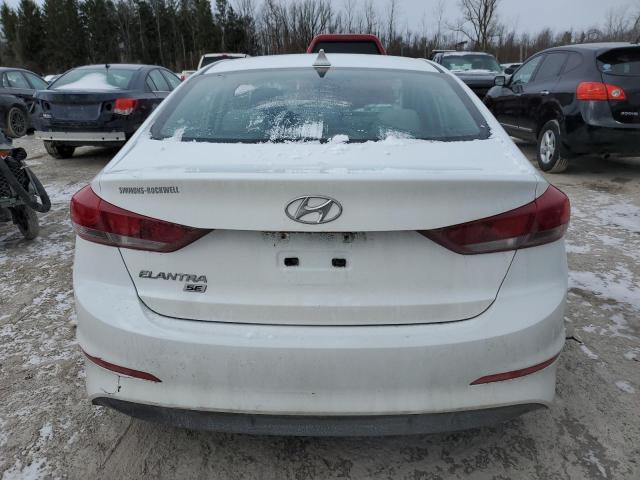 5NPD74LF9HH210017 - 2017 HYUNDAI ELANTRA SE WHITE photo 6