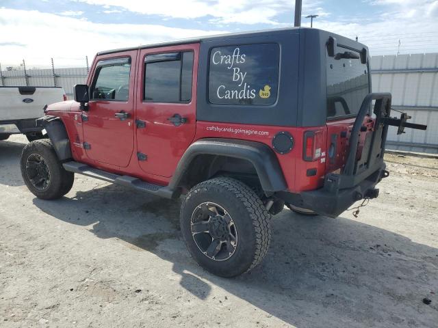 1J4GA39147L230586 - 2007 JEEP WRANGLER X RED photo 2