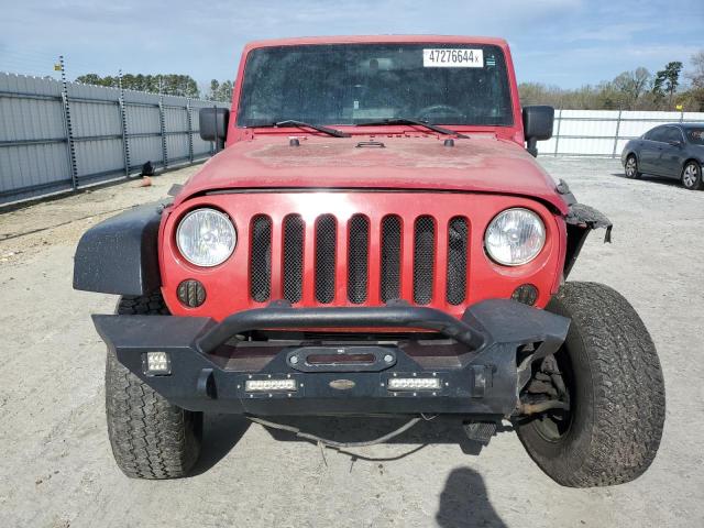 1J4GA39147L230586 - 2007 JEEP WRANGLER X RED photo 5