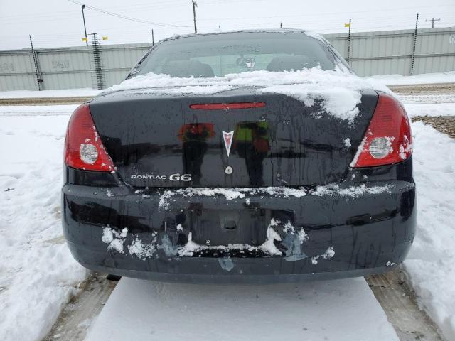 1G2ZF58B174101337 - 2007 PONTIAC G6 VALUE LEADER BLACK photo 6