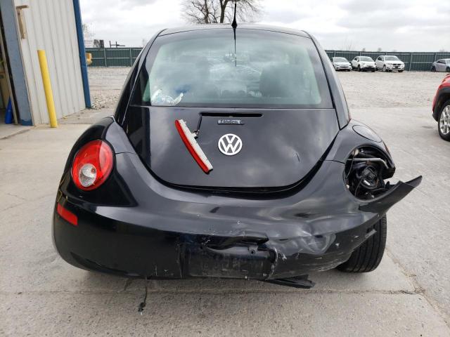 3VWPW31C98M504656 - 2008 VOLKSWAGEN NEW BEETLE S BLACK photo 6