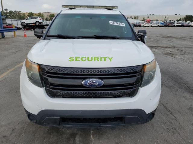 1FM5K8AR9EGB69097 - 2014 FORD EXPLORER POLICE INTERCEPTOR TWO TONE photo 5