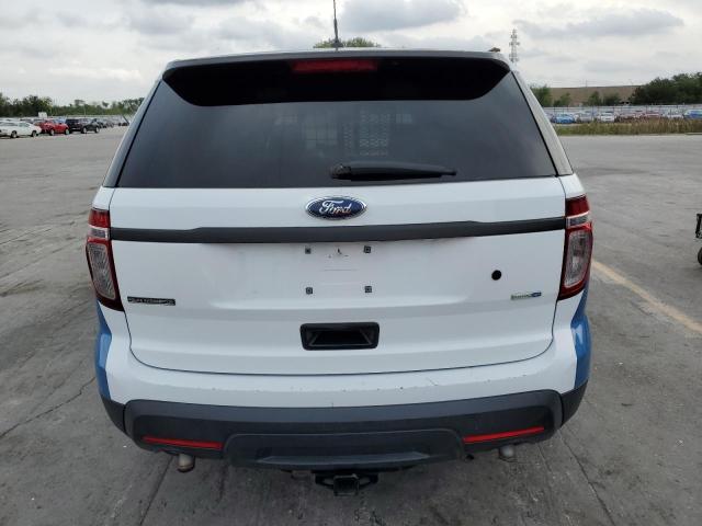 1FM5K8AR9EGB69097 - 2014 FORD EXPLORER POLICE INTERCEPTOR TWO TONE photo 6