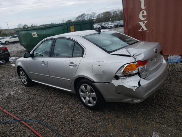 KNAGE228695366573 - 2009 KIA OPTIMA LX SILVER photo 2