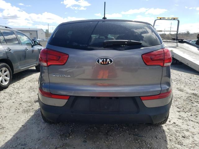 KNDPBCAC7G7855511 - 2016 KIA SPORTAGE LX GRAY photo 6