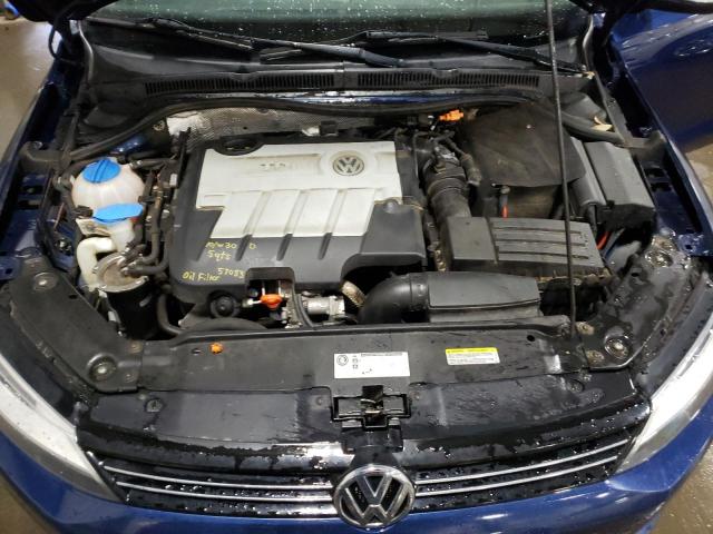 3VWLL7AJ1DM290835 - 2013 VOLKSWAGEN JETTA TDI BLUE photo 11