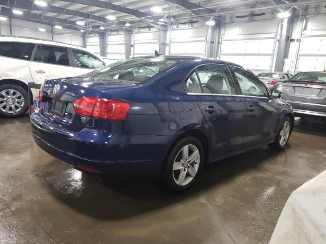 3VWLL7AJ1DM290835 - 2013 VOLKSWAGEN JETTA TDI BLUE photo 3