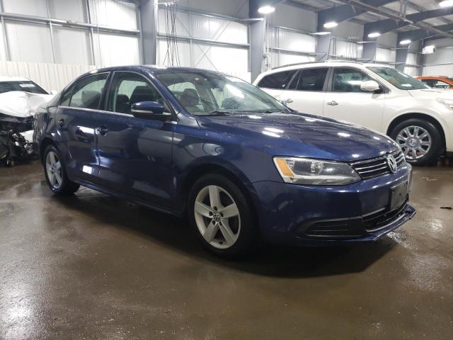 3VWLL7AJ1DM290835 - 2013 VOLKSWAGEN JETTA TDI BLUE photo 4