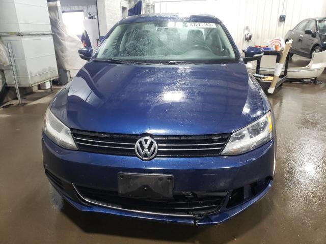 3VWLL7AJ1DM290835 - 2013 VOLKSWAGEN JETTA TDI BLUE photo 5
