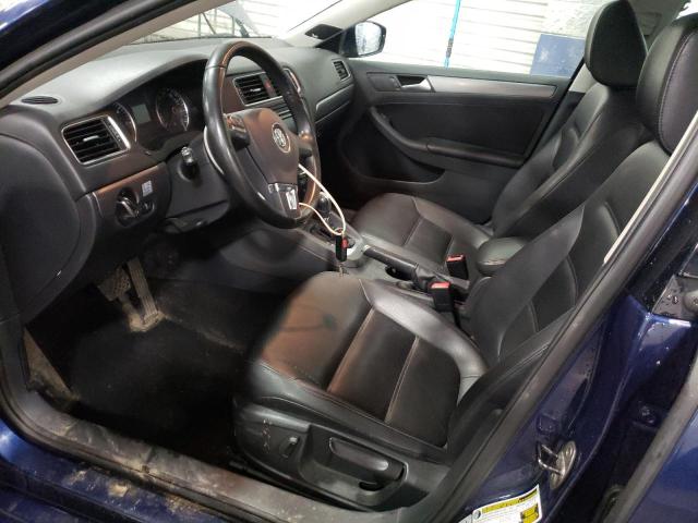 3VWLL7AJ1DM290835 - 2013 VOLKSWAGEN JETTA TDI BLUE photo 7