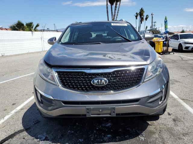 KNDPCCAC2F7791941 - 2015 KIA SPORTAGE EX GRAY photo 5