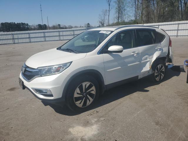 5J6RM4H95FL070133 - 2015 HONDA CR-V TOURING WHITE photo 1