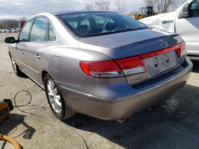 KMHFC46F26A120787 - 2006 HYUNDAI AZERA SE GRAY photo 2