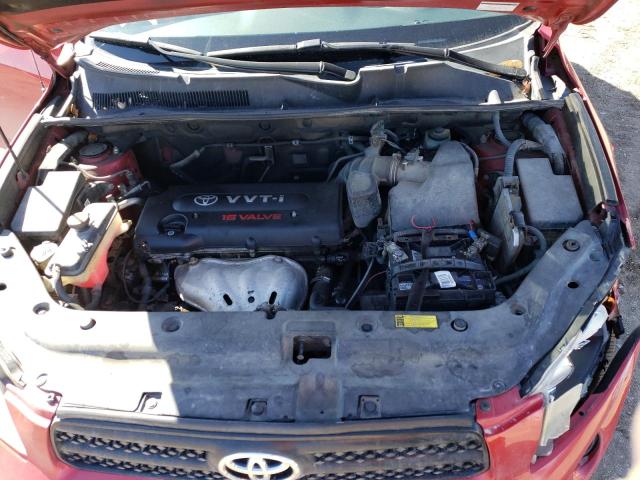 JTMBD33V375059658 - 2007 TOYOTA RAV4 RED photo 11