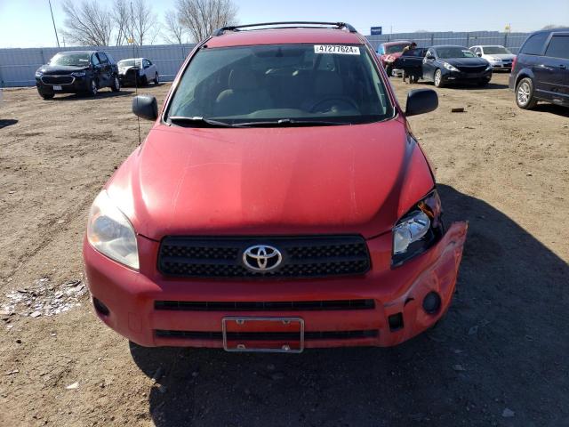 JTMBD33V375059658 - 2007 TOYOTA RAV4 RED photo 5