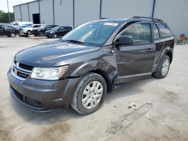 3C4PDCABXJT254078 - 2018 DODGE JOURNEY SE GRAY photo 1