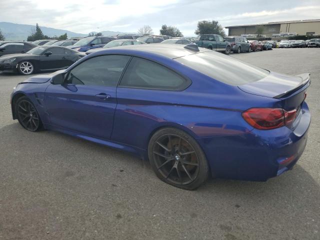 WBS3S7C51KAC09330 - 2019 BMW M4 CS BLUE photo 2