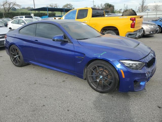 WBS3S7C51KAC09330 - 2019 BMW M4 CS BLUE photo 4