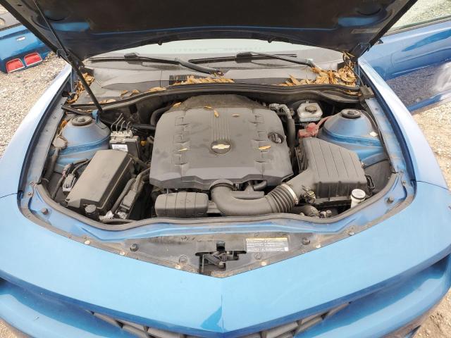 2G1FB1EV4A9170392 - 2010 CHEVROLET CAMARO LT BLUE photo 11