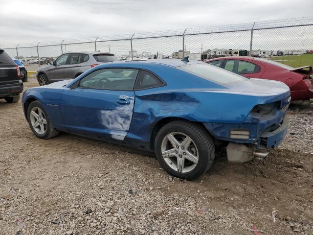 2G1FB1EV4A9170392 - 2010 CHEVROLET CAMARO LT BLUE photo 2