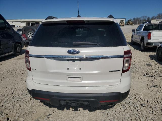 1FM5K7D88DGB03362 - 2013 FORD EXPLORER XLT WHITE photo 6