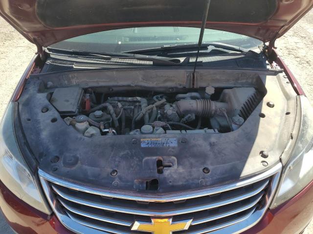 1GNKRGKD2HJ301826 - 2017 CHEVROLET TRAVERSE LT RED photo 11