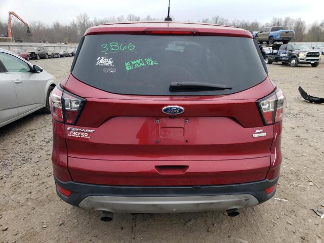 1FMCU0GD8HUE83411 - 2017 FORD ESCAPE SE RED photo 6