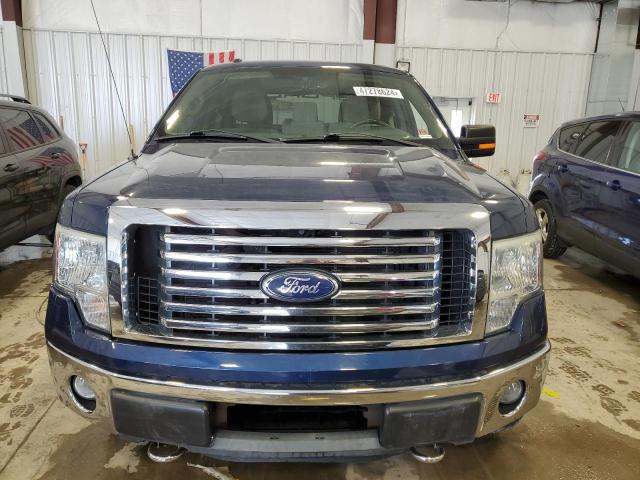 1FTFW1ET5BFB54186 - 2011 FORD F150 SUPERCREW BLUE photo 5