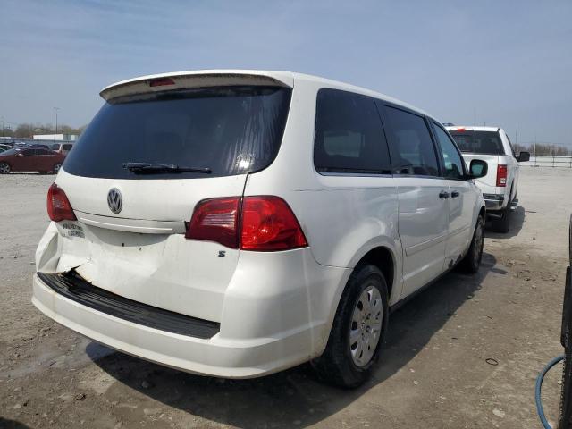 2V4RW4D17AR230874 - 2010 VOLKSWAGEN ROUTAN S WHITE photo 3