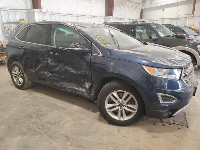 2FMPK4J92HBC66798 - 2017 FORD EDGE SEL BLUE photo 4