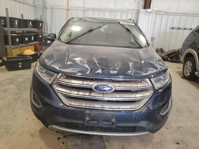 2FMPK4J92HBC66798 - 2017 FORD EDGE SEL BLUE photo 5