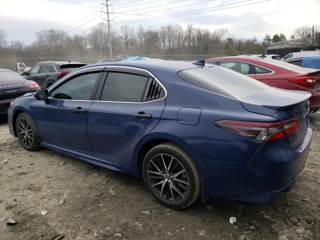 4T1T11AK8PU128517 - 2023 TOYOTA CAMRY SE NIGHT SHADE BLUE photo 2