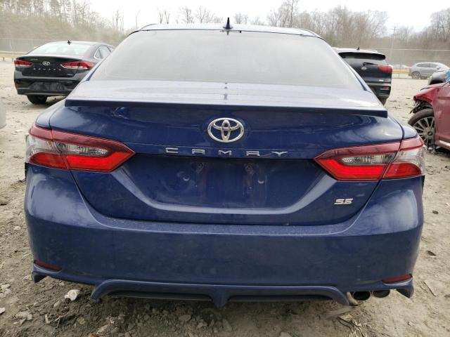 4T1T11AK8PU128517 - 2023 TOYOTA CAMRY SE NIGHT SHADE BLUE photo 6