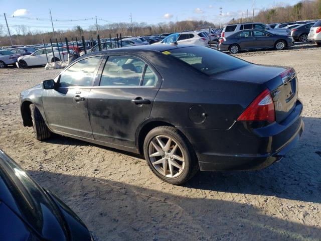 3FAHP0JGXBR320851 - 2011 FORD FUSION SEL BLACK photo 2