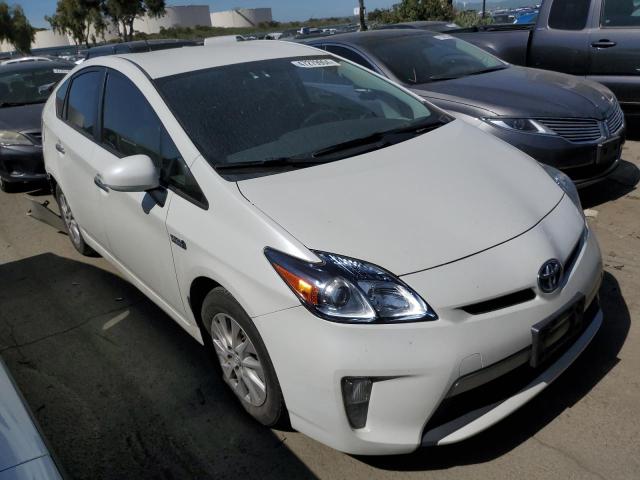 JTDKN3DP6E3063287 - 2014 TOYOTA PRIUS PLUG WHITE photo 4