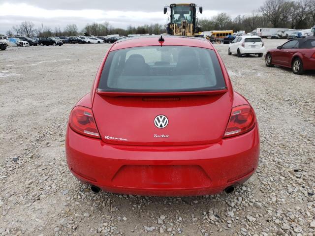 3VWVA7AT6CM651734 - 2012 VOLKSWAGEN BEETLE TURBO RED photo 6