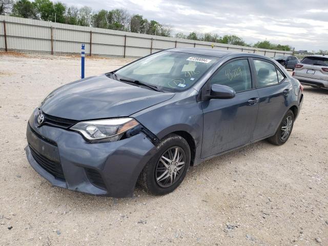 5YFBURHEXGP367974 - 2016 TOYOTA COROLLA L BLUE photo 1