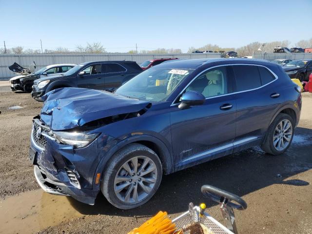 LRBFZRR40ND015574 - 2022 BUICK ENVISION AVENIR BLUE photo 1