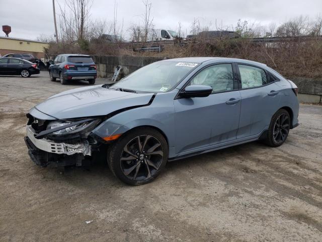 SHHFK7H46JU428113 - 2018 HONDA CIVIC SPORT 蓝色 照片 1