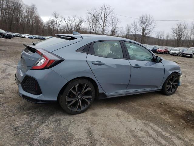 SHHFK7H46JU428113 - 2018 HONDA CIVIC SPORT 蓝色 照片 3