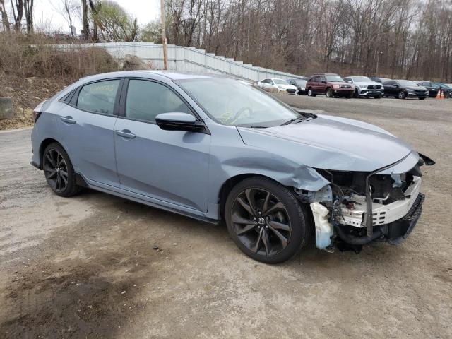 SHHFK7H46JU428113 - 2018 HONDA CIVIC SPORT 蓝色 照片 4