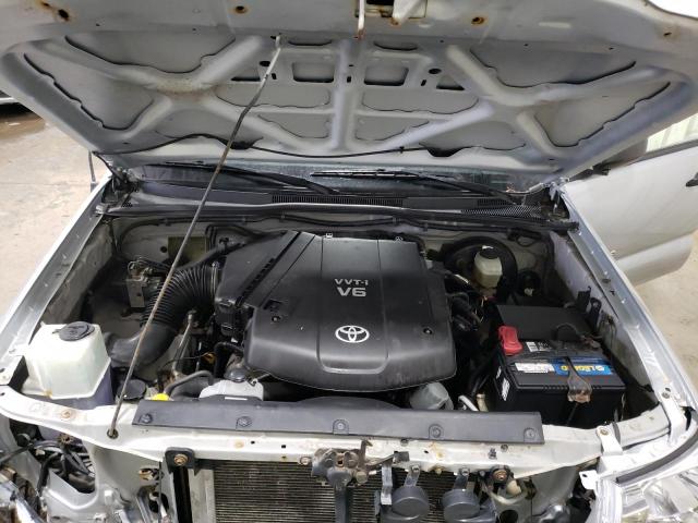 5TEUU42N27Z401467 - 2007 TOYOTA TACOMA ACCESS CAB ვერცხლისფერი ფოტო 11