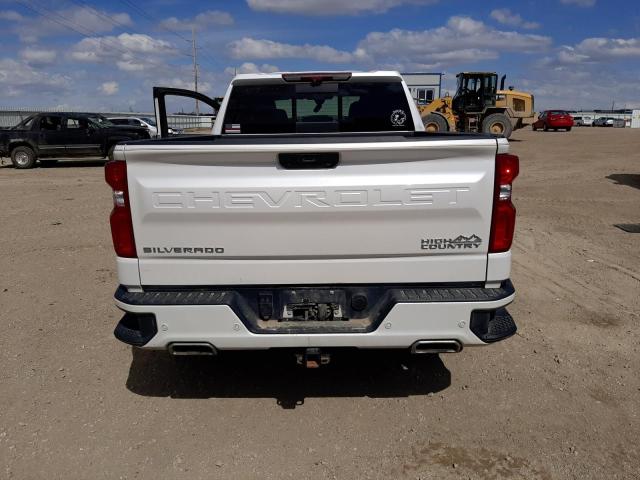 1GCUYHEL6LZ217838 - 2020 CHEVROLET SILVERADO K1500 HIGH COUNTRY WHITE photo 6