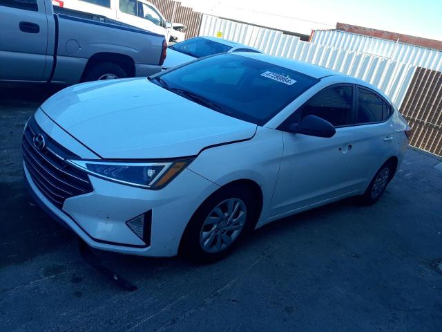 5NPD74LF2KH496462 - 2019 HYUNDAI ELANTRA SE WHITE photo 1